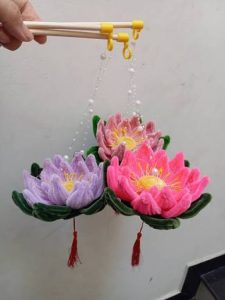 đèn lồng kẽm nhung